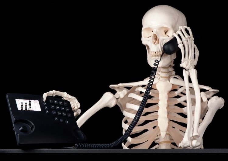 Telephone-Call-Skeleton